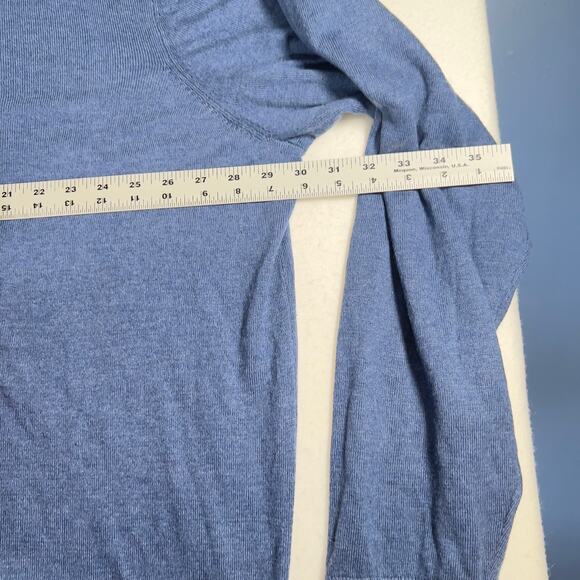 Foundry Supply Co V Neck Sweater Men 4XLT TALL Pullover Blue Biz Casual Golf - Picture 4 of 10